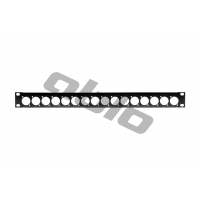 AG-16 Panel rack 16 otworów 1U 16 xlr d-shape